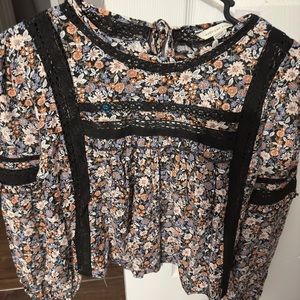 Floral shirt American Eagle NWT